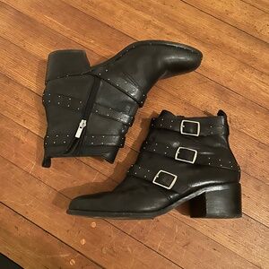 Booties with Stud Details